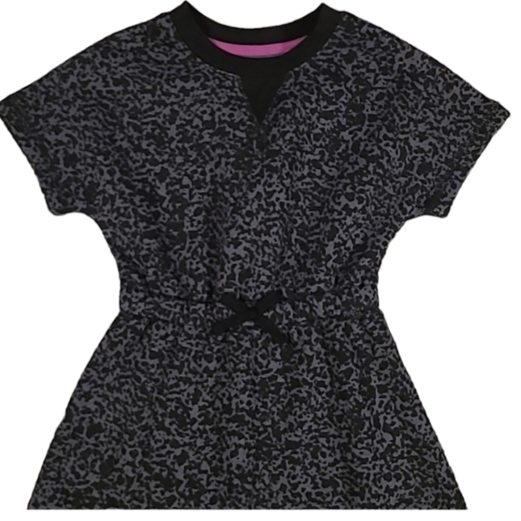 XERSION GIRLS BLACK AND GRAY SHORT SLEEVE DRESS SIZE XXS 4/5 - Picture 1 of 11